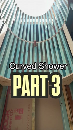 43K views · 1.3K reactions | Bing bop boom STAGE 3 of our curved shower complete. ✨ | Dan Davies Construction | Facebook