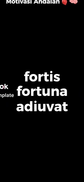 Fortis Fortuna Adiuvat: Kisah Keberuntungan dan Motivasi