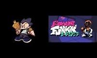 Mix of 2 videos from youtube : Friday night funkin b side test