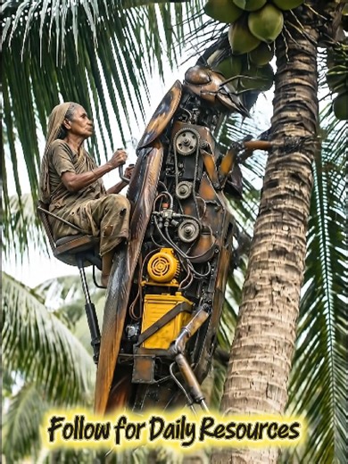 Cockroach Robot Harvests Coconuts Efficiently