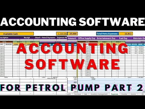 Fully Automatic Accounting software in Excel Automatic Petrol Pump Software in Excel learning Center