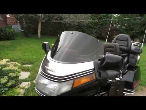 GL1500 Goldwing Slipstreamer adjustable Baggershield Install and Custom HD mufflers