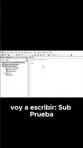 Escribiendo tu primer código en Visual Basic - Clase 2 (2) #excel #macros #visualbasic