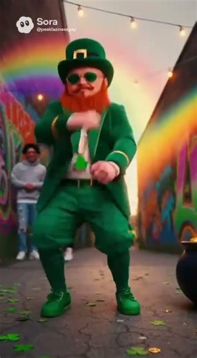 Dancing Leprechaun ￼#saintpatricksday #funny #march