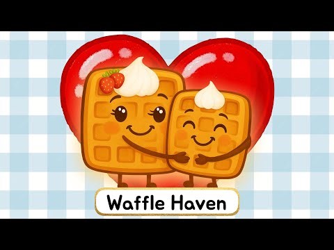 Waffle Haven - Fun Educational Digital Sticker Game