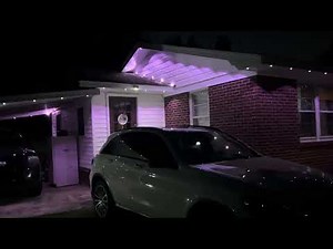 How to install these LED permanent eaves lights around your house. And feature overview!