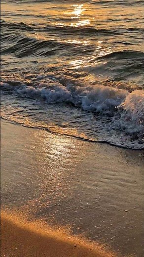 Hermoso video de la olas del mar #amanecer #sunset #naturalesa
