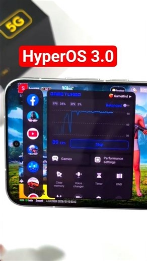 HyperOS 3 Gaming Features 🚀🚀🔥🔥
