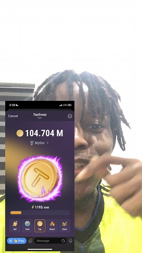 Ton Blockchain has finally mentioned TapSwap, Adamu I hope you have deleted it oooo. 🤣🤣🤣 #Binance #OKX #Solana #Crypto #Airdrops #TonBlockchain #Tapswap | Kaydeyjkj