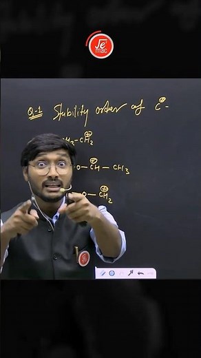 This Trick Makes Carbocation Stability SUPER Easy! 😎 #iitjee