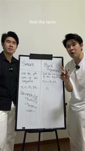 Smart vs Built Different: Finding the nth Term 😭📈