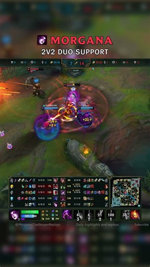Morgana + Aurelion Sol 2v2 DUO SUPPORT | EUNE Grandmaster Patch 26.17 #shorts