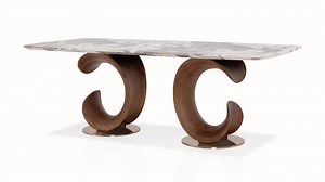 [Hot Item] Contemporary Living Wooden Furniture Modern Restaurant Solid Wood Dining Set Marble Top Table