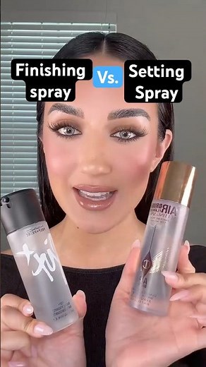 Finishing spray vs Setting spray