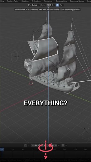 Proportional Editing in Blender!