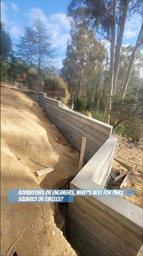 How To Build A Retaining Wall | Lots Of Angles And Turns | #concretework #rebarwork #construction