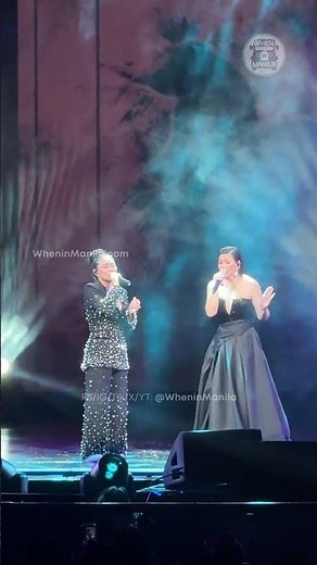 : Jessica Sanchez and Regine Velasquez perform a duet of “When You Believe” live in Manila!