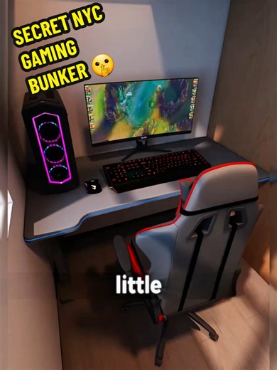 Little John’s Secret NYC Base 🏙 #LittleJohn #NewYorkApartment #GalvanizedSquareSteel #USA #HiddenGamingSetup