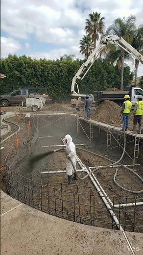 Building a Backyard Water Slide Pool #pool #swimmingpool #airestoration#transformation
