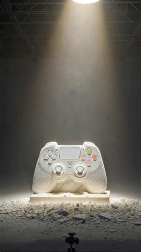 Carving a PlayStation Controller From Solid Stone 🎮 | Satisfying Timelapse