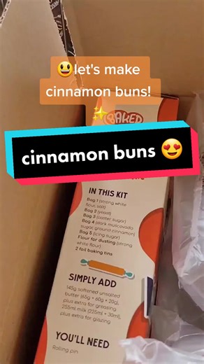 Delicious Cinnamon Buns Made Easy with a Baking Kit