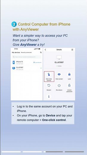 How to Remotely Control Computer from iPhone [2025] #remote #control #pctips #iphone #tutorial