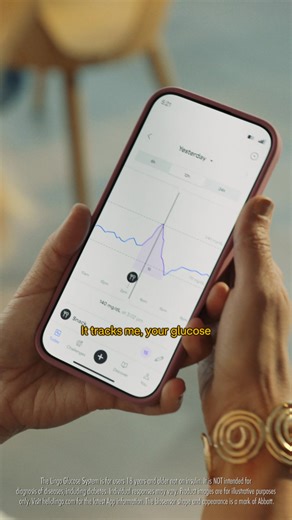 If your cravings are acting extra, it could be your glucose crashing. Try Lingo, the glucose wearable, so you can learn how to build healthier habits that work for you. Starting at $49. The Lingo Glucose System is for users 18 years and older not on insulin. It is NOT intended for diagnosis of diseases, including diabetes. Individual responses may vary. The biosensor shape and appearance is a mark of Abbott. | Lingo