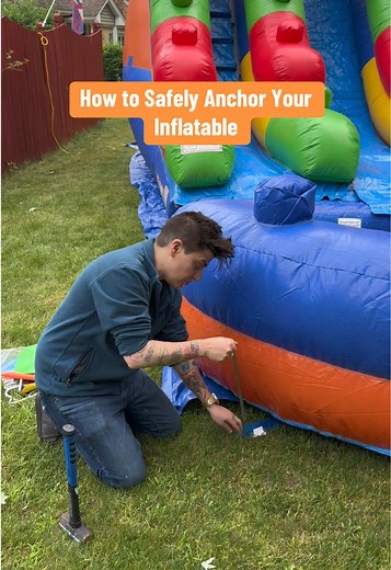 How to Safely Anchor a Bounce House or Inflatable