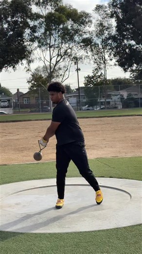 Hammer throwers putting work daily. Colich Throws Center serving us well ✌️ | USC Throws