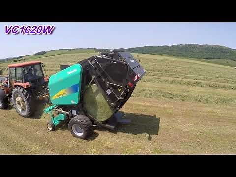 タカキタ／可変径ロールベーラVC1620Wで作業してみた