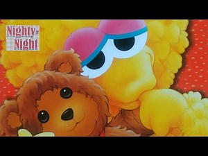 Sesame Street Book, Nighty Night - Reading Book With Baby Big Bird, Elmo, Bert, Ernie,Cookie Monster