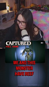 SPOILER ALERT: the monster in Captured was not afraid of my FIRE bars. whole video: https://www.youtube.com/watch?v=Ue25-S-iVkc&t=1s #rap #femalerapper #horrorgame #streamer | Nova Rockafeller