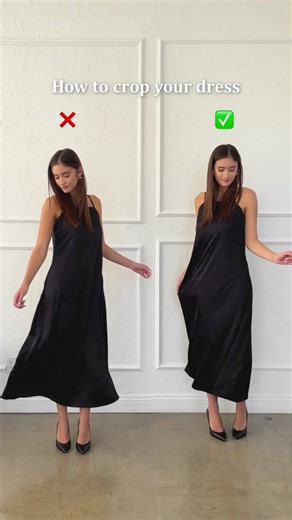 Transform Your Long Black Dress to an LBD Effortlessly