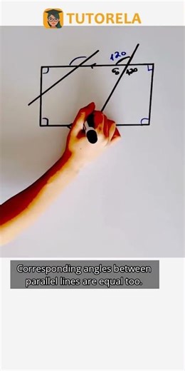 Solve for the Missing Angle in a Geometry Problem #Math #ParallelAndPerpendicularLines #Angles