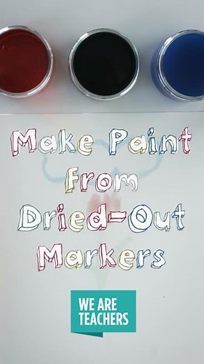 DIY Paint Using Old Markers