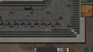 I'm building a huge wall around the base and this is the most satisfying.