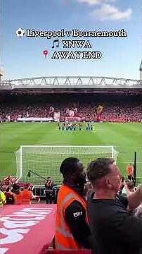 Liverpools You’ll Never Walk Alone at anfield from the away end