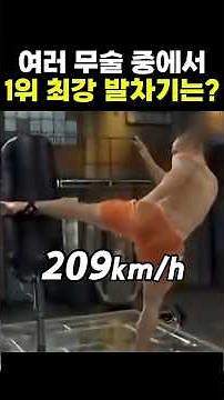 수많은 무술들의 킥 동작들 중 단연 최강으로 꼽히는 이것의 정체