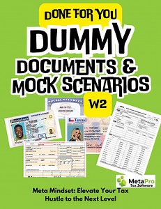 10 W2 Mock Practice Tax Scenarios – Beginner 1095A Included - Etsy