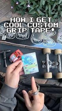 How I Get Cool Custom Grip Tape Designs!