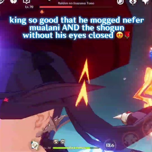 mogged the health bar too 🌹 #genshinimpact #hoyovers #genshin #hoyocreators #neuvillette