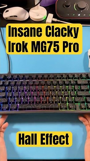 Insane Typing Sound! Irok MG75 Pro Aluminum Keyboard Unboxing #halleffect #soundtest #keyboard