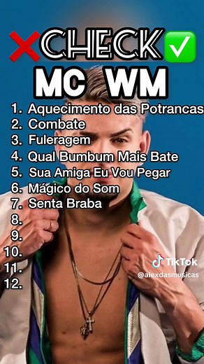 Descubra Todas as Músicas do MC WM