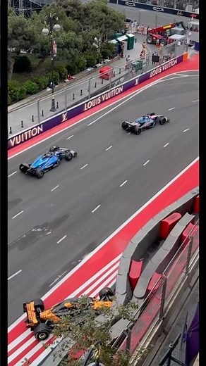 Watch This Angle Of Oscar Piastri Baku F1® Crash ! #oscarpiastri #f1 #mclaren #baku #azerbaijan