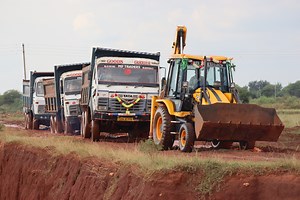 391K views · 4.2K reactions | JCB 3dx Xpert Loading Red Mud in 3 TATA 2518 Tipper For Making Fishing Farming Pond | MD JCB XPERT | Facebook