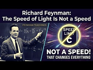 "Richard Feynman: The Speed of Light Is Not a Speed — That Changes Everything”
