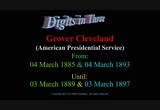 Grover Cleveland American Presidential Service - Digits In Three