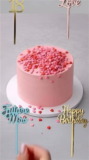 Hands Decorate an 18th Birthday Cake 🎂💗