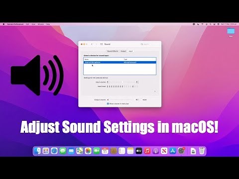 How to Adjust Sound Settings in macOS