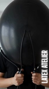 "Lost in the sleek embrace. Who else loves the feeling of perfectly fitted latex? 😉 #latexmask #latexfashion #rubberlove #masklife" | Latex Atelier